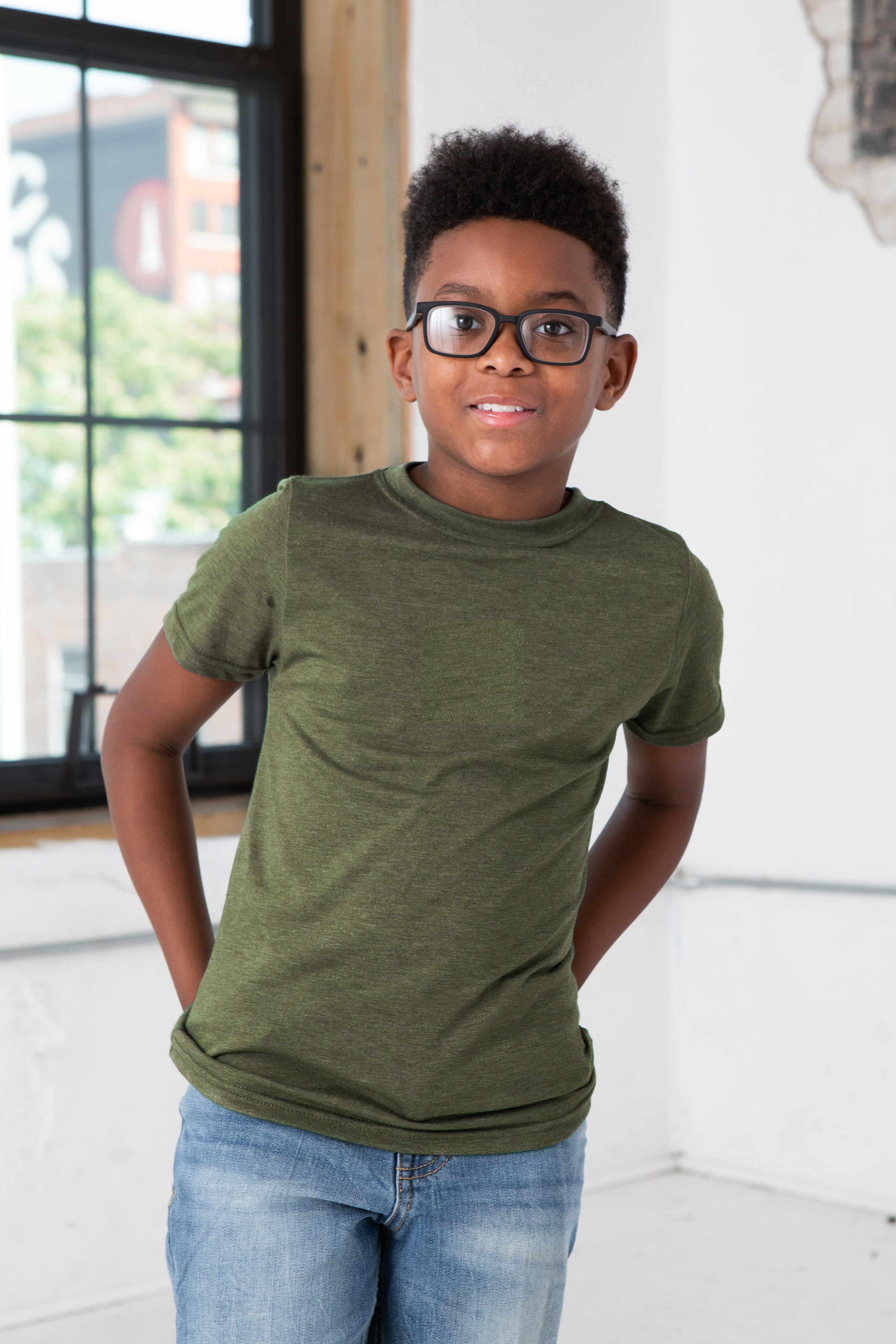 Youth Eco-Triblend Short Sleeve Tee (Core Colors)
